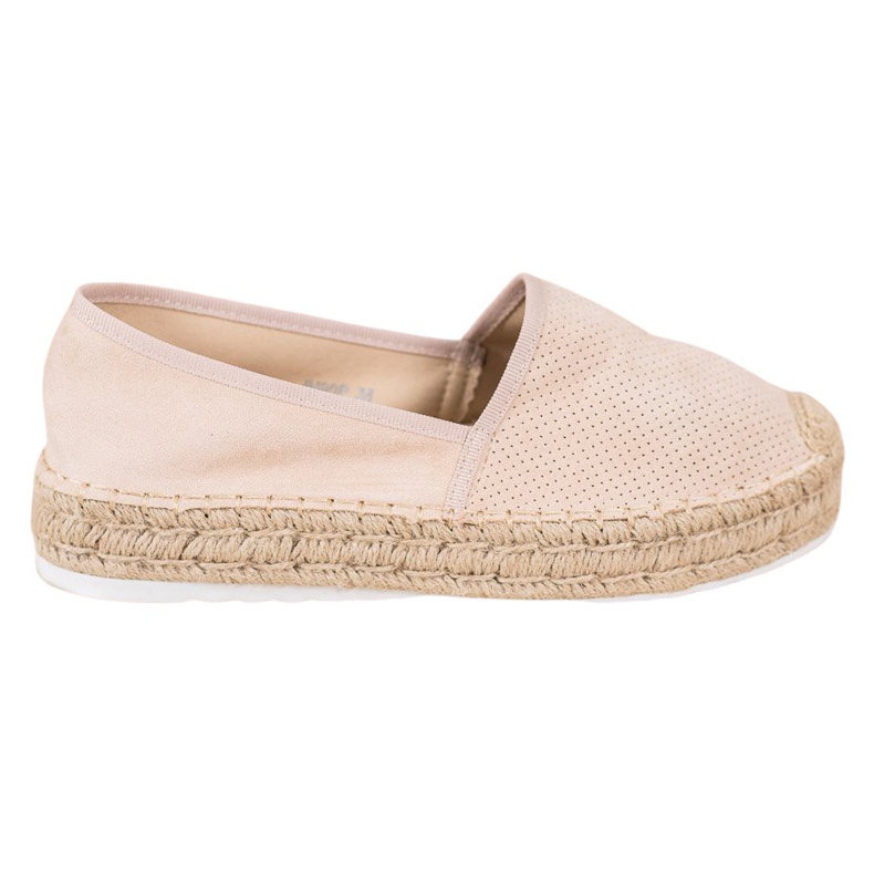 Seastar Espadrile deschise cu piele de căprioară maro