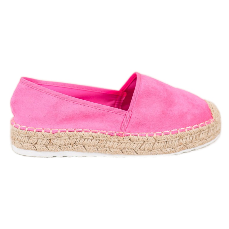 Seastar Espadrile din piele de căprioară roz
