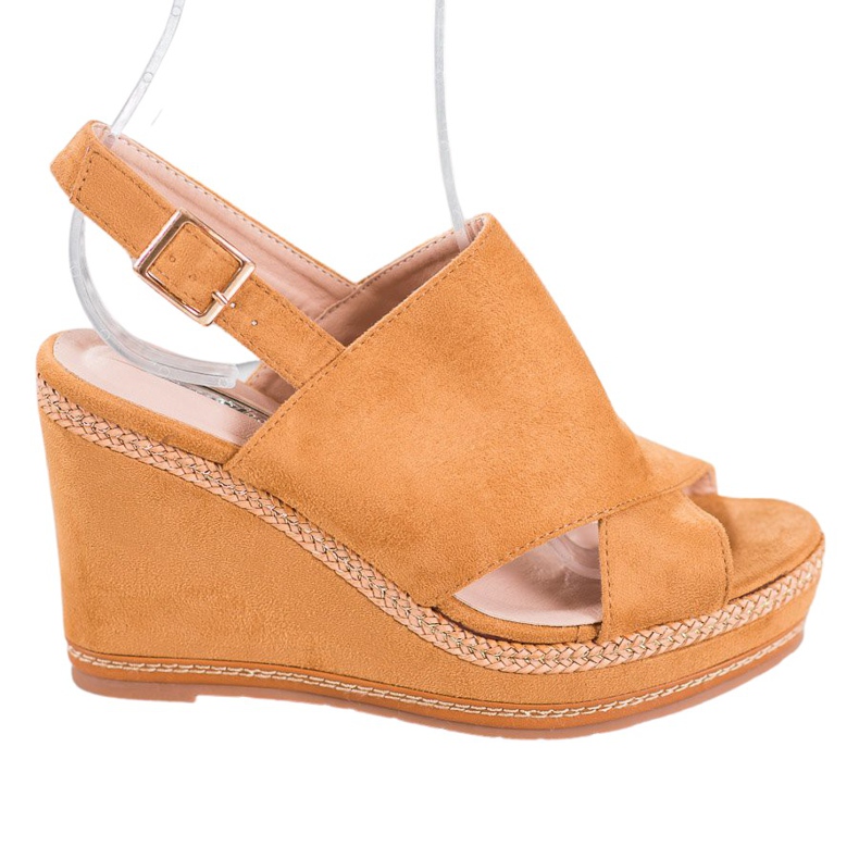 Best Shoes Sandale Camel Fashion maro