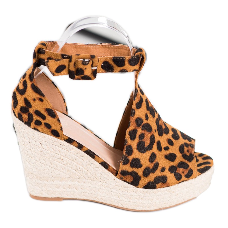 Queen Vivi Pene de piele de căprioară construite maro