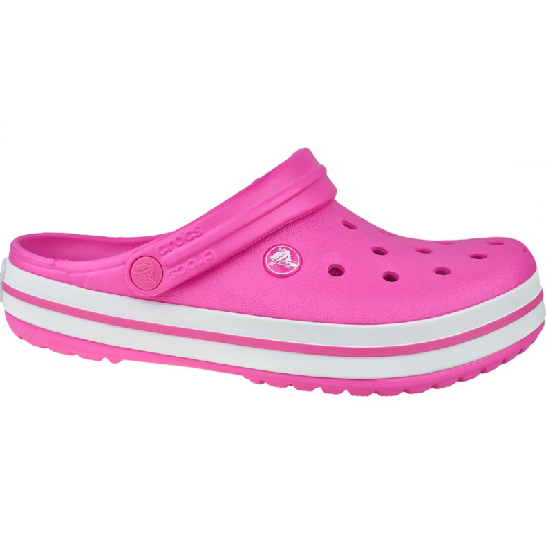Pantofi Crocs Crocband 11016-6QR alb roz