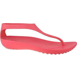 Sandale, flip-flops Crocs Serena Flip W 205468-611 roșu