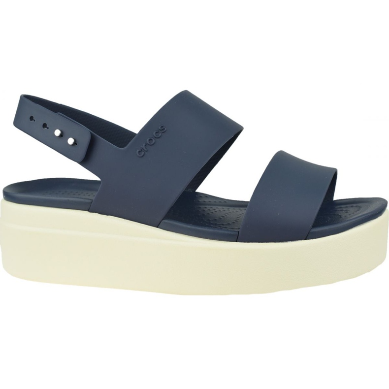 Crocs Brooklyn Low Wedge 206453-46K albastru marin Crocs Brooklyn Low Wedge 206453-46K albastru marin