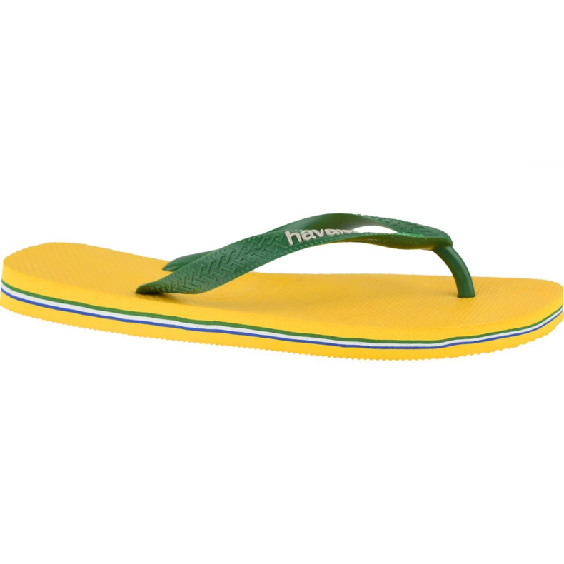 Havaianas Brasil Logo M 4110850-1652 flip-flops verde galben