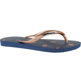 Havaianas Slim Nautial 4137125-1754 flip-flops violet albastru marin