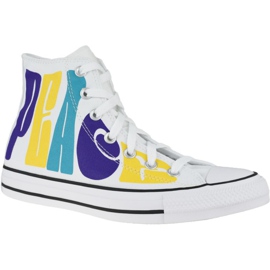 Pantofi Converse Chuck Taylor All Star Hi Peace W 167892C alb Pantofi Converse Chuck Taylor All Star Hi Peace W 167892C alb