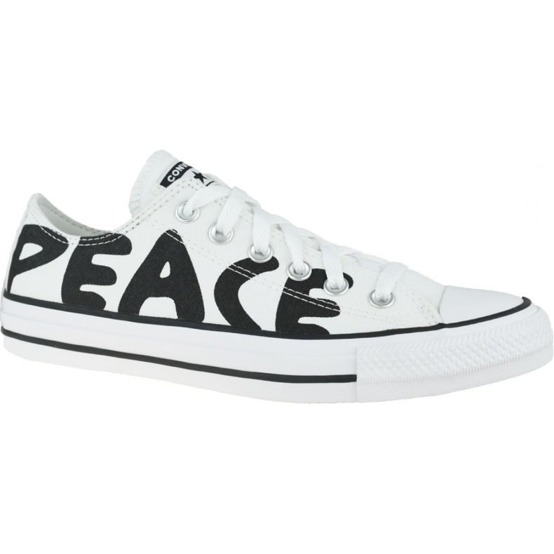 Pantofi Converse Chuck Taylor All Star Peace 167894C alb