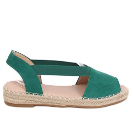 Espadrile verzi pentru femei 0M815 Verde Espadrile verzi pentru femei 0M815 Verde