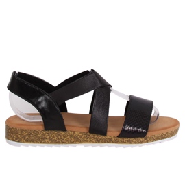 Sandale dama negre AM042 Negre negru Sandale dama negre AM042 Negre negru
