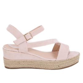 Sandale bej espadrile 680-38 Nud Sandale bej espadrile 680-38 Nud