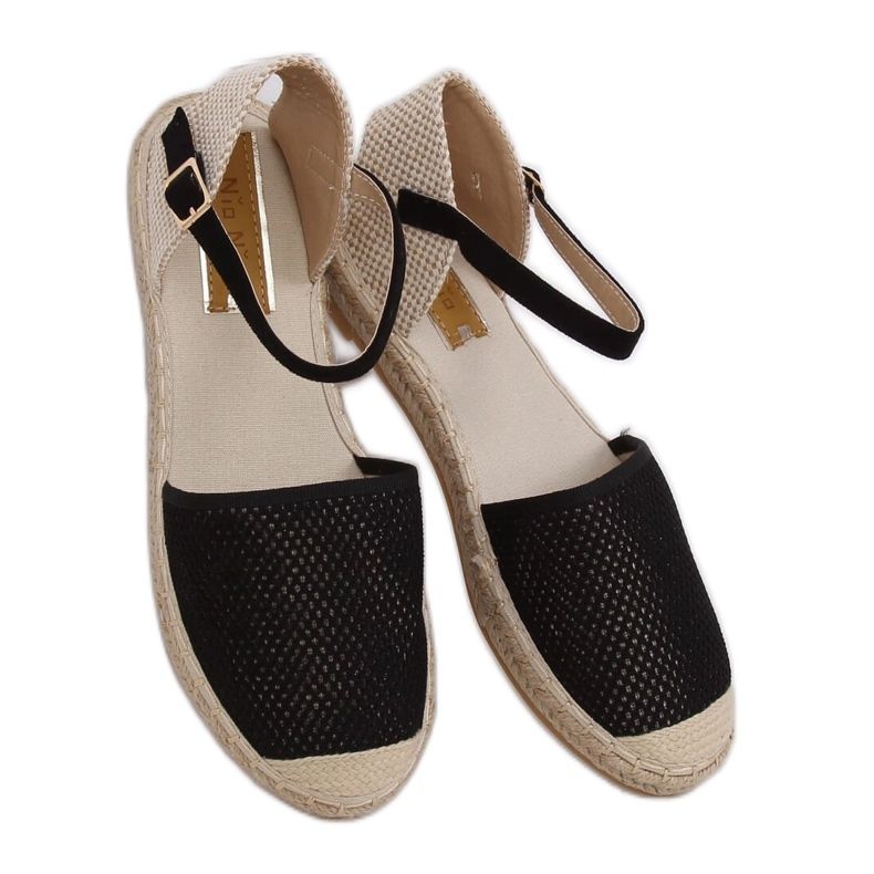 Espadrile dama negre MB-64119 Negre negru Espadrile dama negre MB-64119 Negre negru