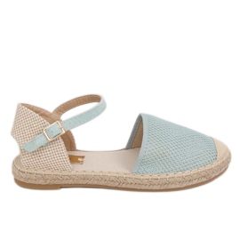 Espadrile de menta pentru femei MB-64119 Verde Espadrile de menta pentru femei MB-64119 Verde