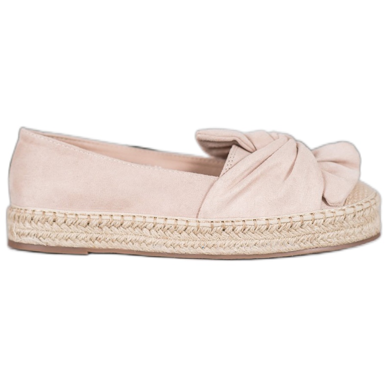 Seastar Espadrile din piele de căprioară pe platformă maro