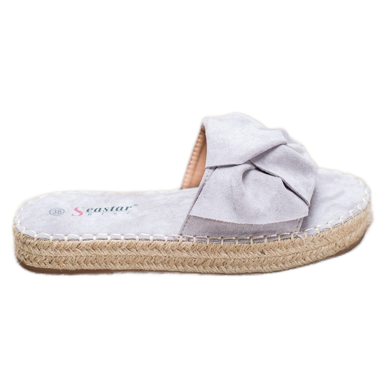 Seastar Espadrile din piele de căprioară gri