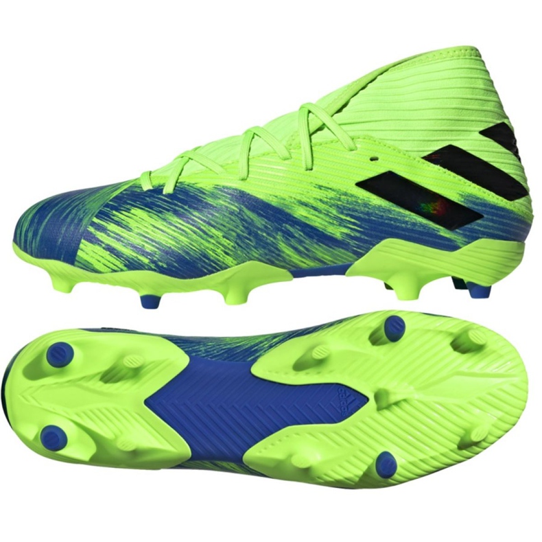 Ghete de fotbal Adidas Nemeziz 19.3 Fg M FV3988 roșu verde