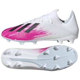 Ghete de fotbal Adidas X 19.3 Fg M EG7132 roșu alb Ghete de fotbal Adidas X 19.3 Fg M EG7132 roșu alb
