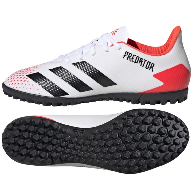 Ghete de fotbal Adidas Predator 20.4 Tf M EG0925 roșu alb