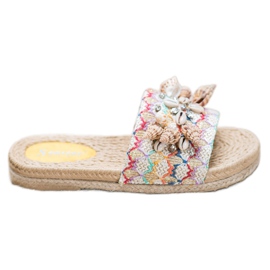 Seastar Papuci Pe Platforma Cu Cochilii multicolor