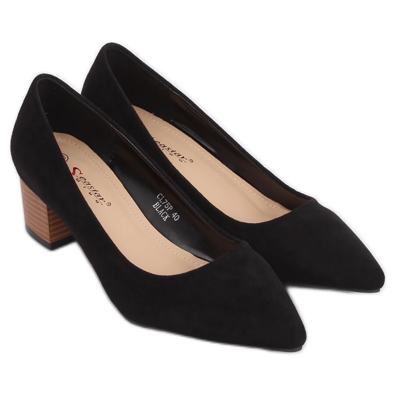 Pompe pe toc de lemn negru CL75P Negru