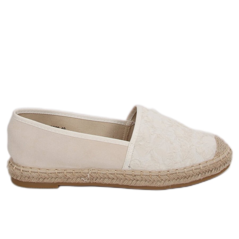 Espadrile bej bej pentru femei BB29 Espadrile bej bej pentru femei BB29