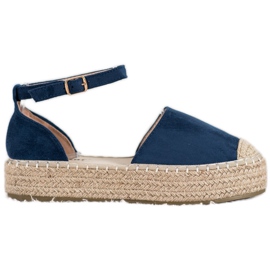 Seastar Espadrile bleumarin pe platformă albastru