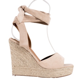 Seastar Sandale Espadrile Pe Tocuri Înalte bej