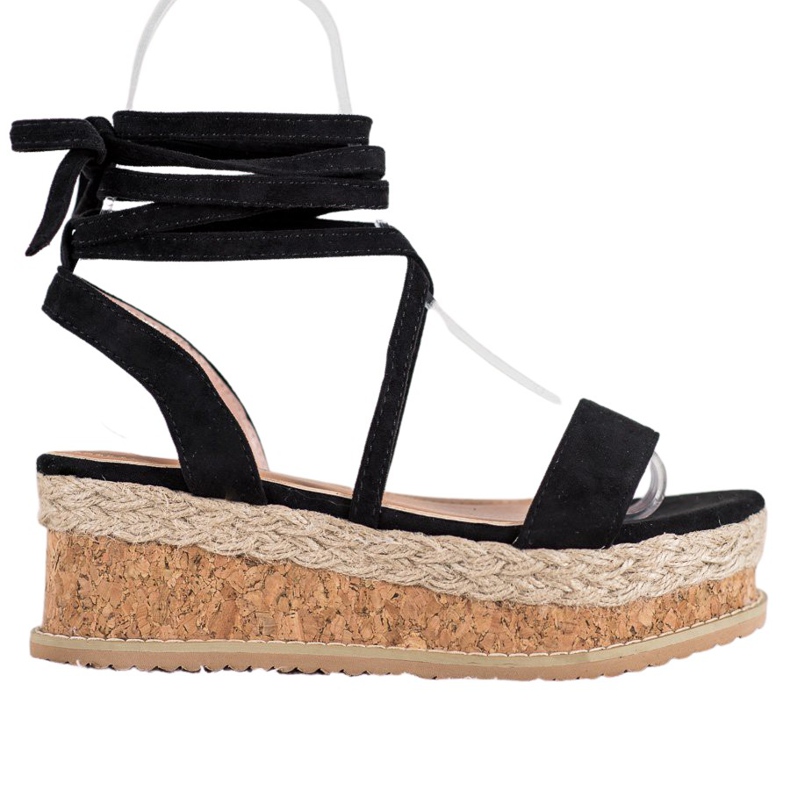 Seastar Sandale din piele de căprioară negru