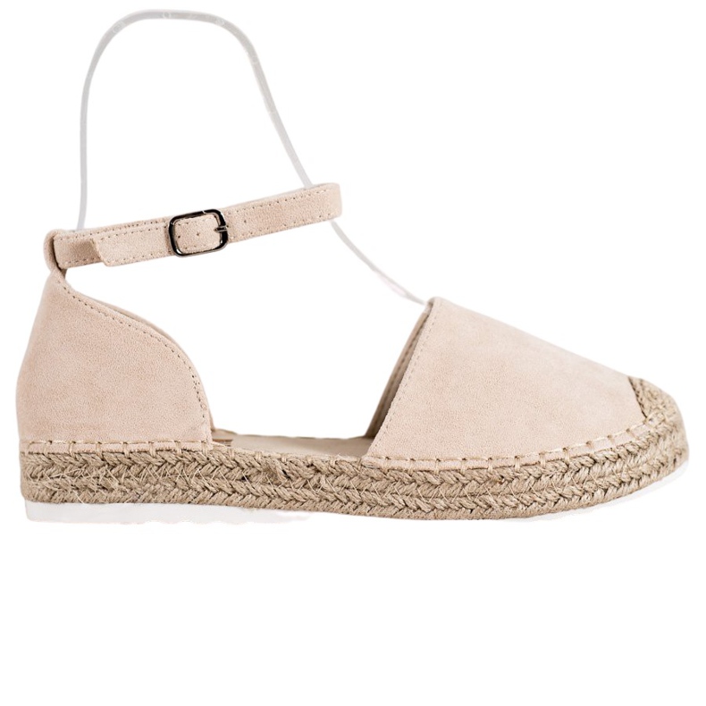 Seastar Espadrile din piele de căprioară cu cataramă maro Seastar Espadrile din piele de căprioară cu cataramă maro