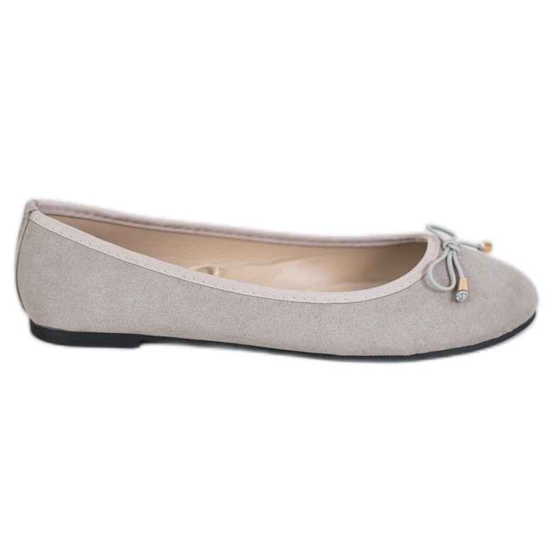 SHELOVET Balerini casual gri