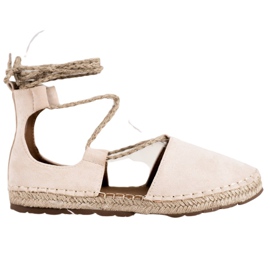Seastar Espadrile din piele de căprioară cu legătură maro Seastar Espadrile din piele de căprioară cu legătură maro