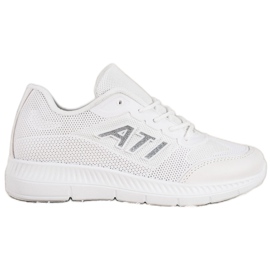 SHELOVET Încălțăminte confortabilă cu plasă alb gri