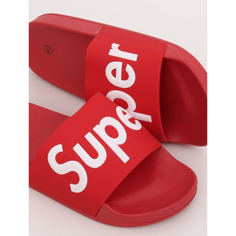 Roșu Papuci roșii pentru femei CK110 Roșu
