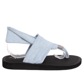 Albastru DD82P Flip-flops albastru, din bumbac