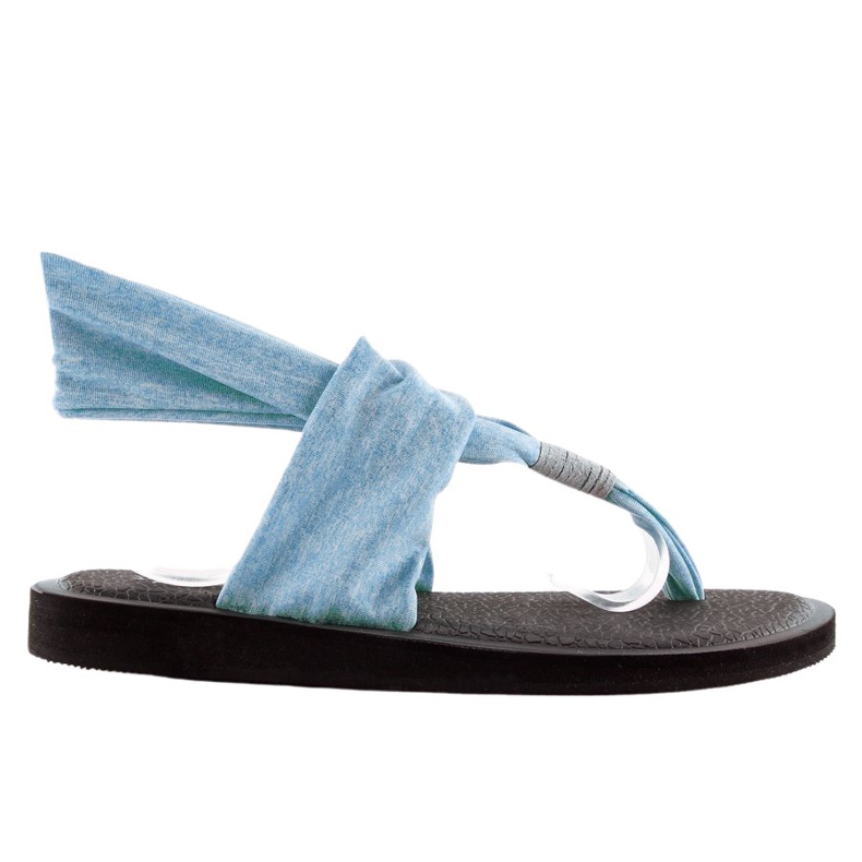Albastru DD81P Flip-flops albastru, din bumbac