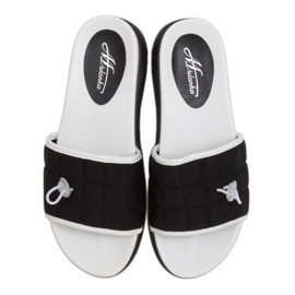 Papuci negri negri pentru femei G-338 Negri negru