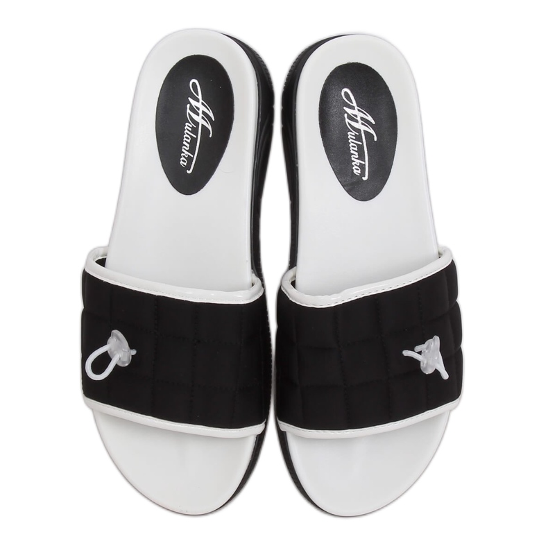 Papuci negri negri pentru femei G-338 Negri negru