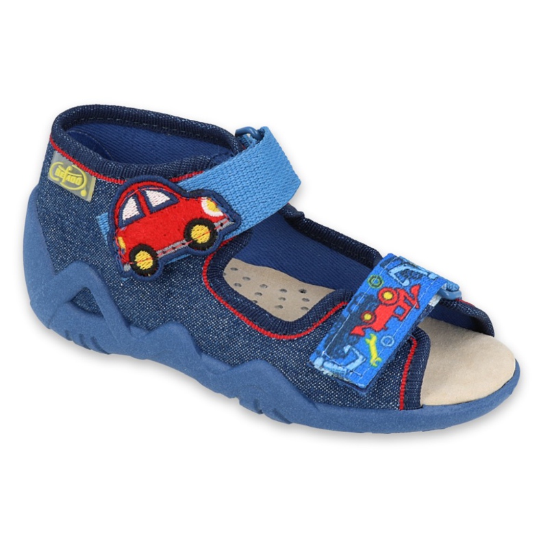 Pantofi pentru copii Befado galbeni 350P005 albastru marin