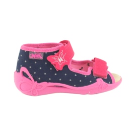 Pantofi pentru copii Befado galbeni 342P015 albastru marin roz multicolor