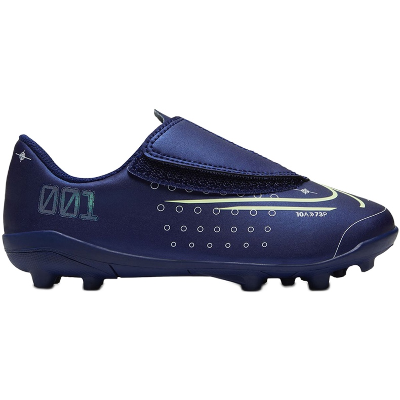 Pantofi de fotbal Nike Mercurial Vapor 13 Club Mds Mg PS (V) Jr CJ1149 401 albastru marin