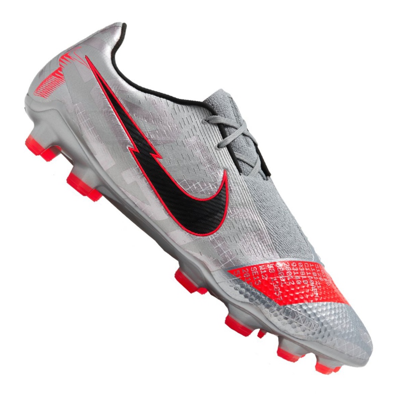 Pantofi de fotbal Nike Phantom Vnm Elite Fg M AO7540-906 gri argint