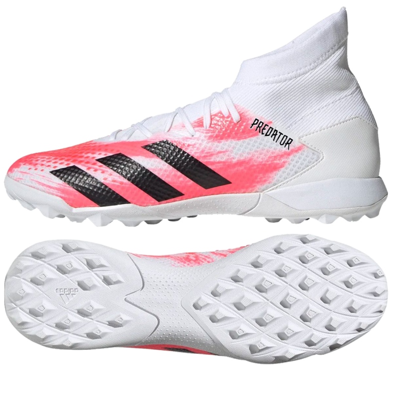 Ghete de fotbal Adidas Predator 20.3 Tf M EG0913 multicolor alb Ghete de fotbal Adidas Predator 20.3 Tf M EG0913 multicolor alb