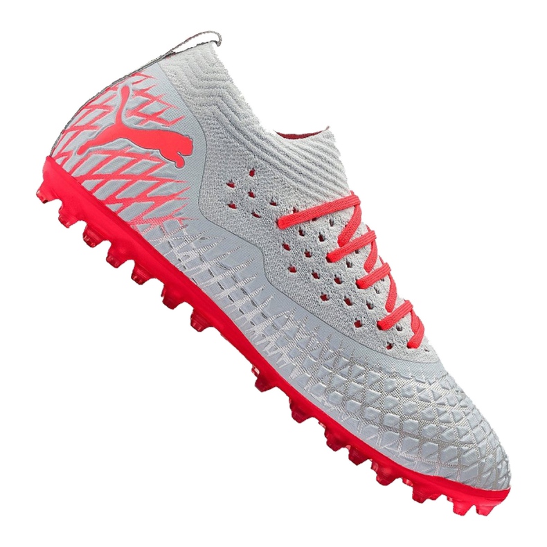 Ghete de fotbal Puma Future 4.2 Netfit Mg M 105681-01 argint