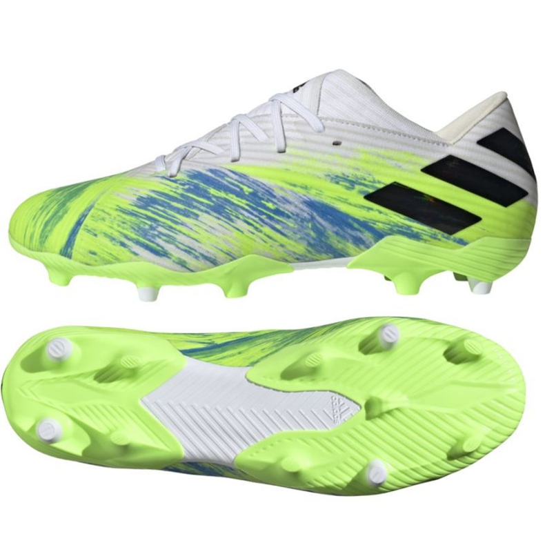 Ghete de fotbal Adidas Nemeziz 19.2 Fg M EG7220 multicolor verde