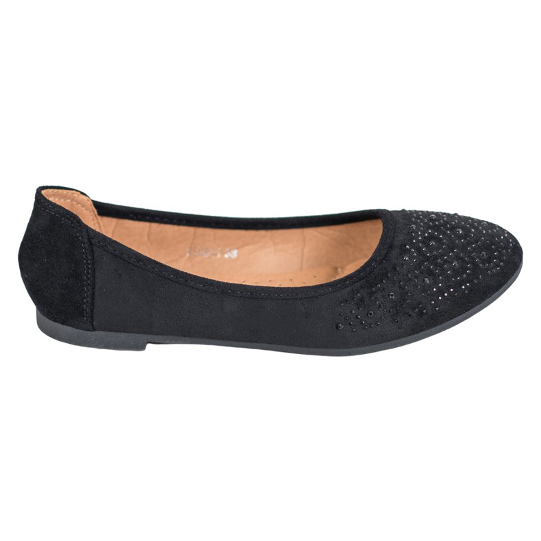 Diamantique Balerină clasică cu cristale negru