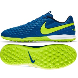 Pantof de fotbal Nike Tiempo Legend 8 Academy Tf M AT6100-474 albastru albastru
