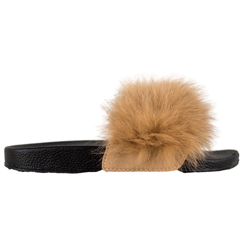 Seastar Papuci Cu Blana maro