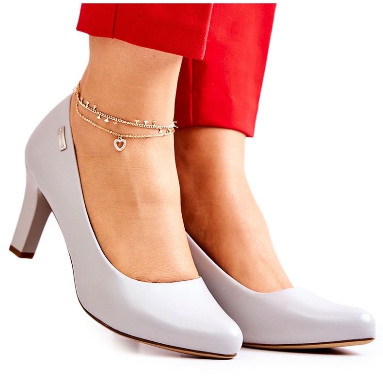 Pompe de damă Sergio Leone Gri Mat Orsola