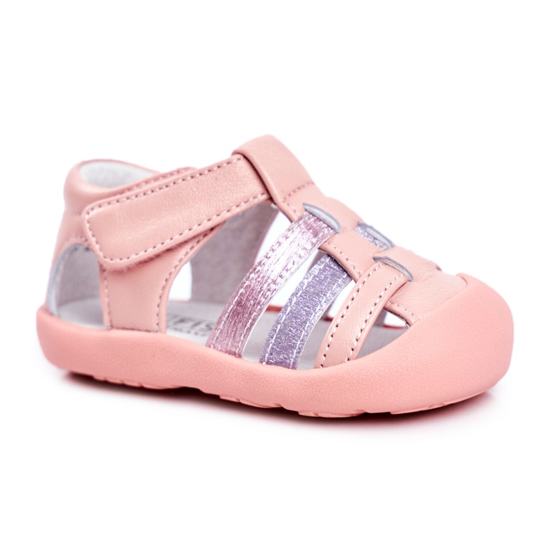 Apawwa Sandale pentru copii cu Velcro Glitter Pink Ontario roz