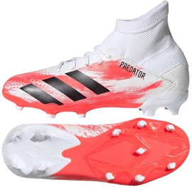 Ghete de fotbal Adidas Predator 20.3 Fg Jr EG0927 multicolor alb