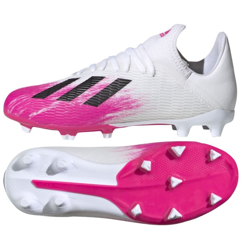 Ghete de fotbal Adidas X 19.3 Fg Jr EG7150 multicolor alb